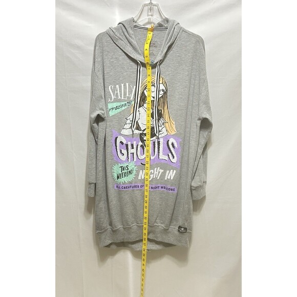 Disney Tim Burton's‎ The Nightmare Before Christmas Womens L Hooded PJ / Tunic - Picture 5 of 12